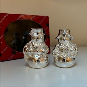 Reed & Barton Italy Snowmen Salt and Pepper Shaker